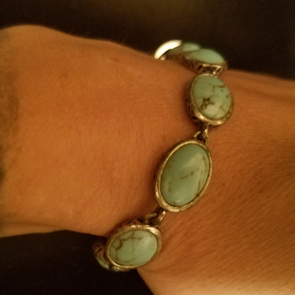 Fossil turquoise bracelet - Picture 3 of 3